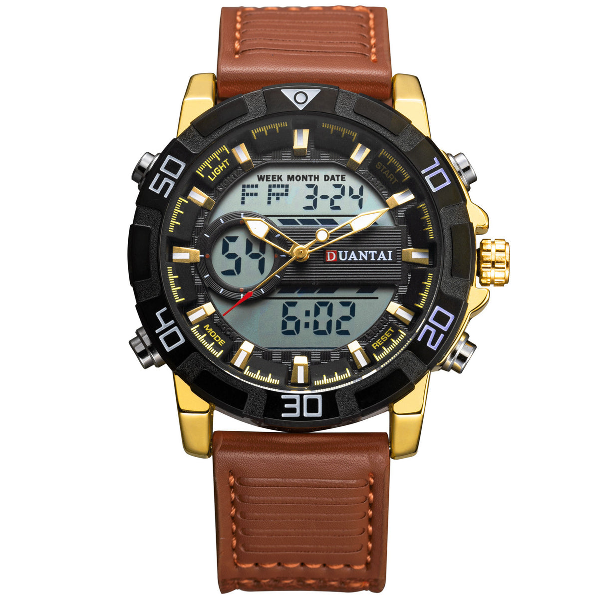 Montre extérieure multi-doubles pour hommes