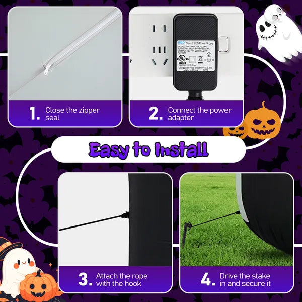 Décorations gonflables 12FT Giant Halloween