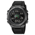 Electronic Compass Watch Student Outdoor Sports Trendy Luminous Alarm