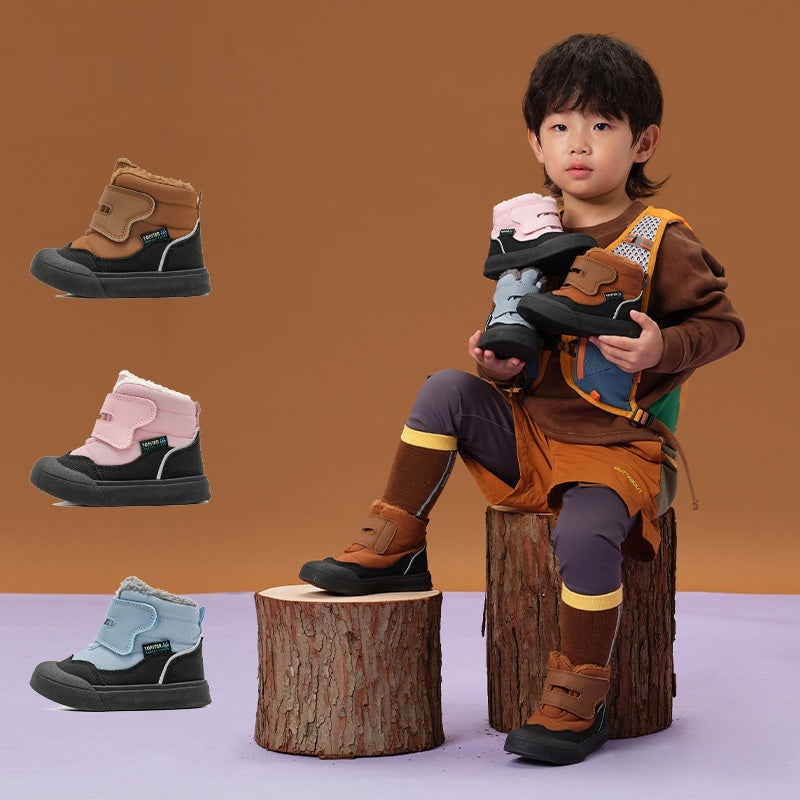 Bottes de neige pour enfants à sol doux