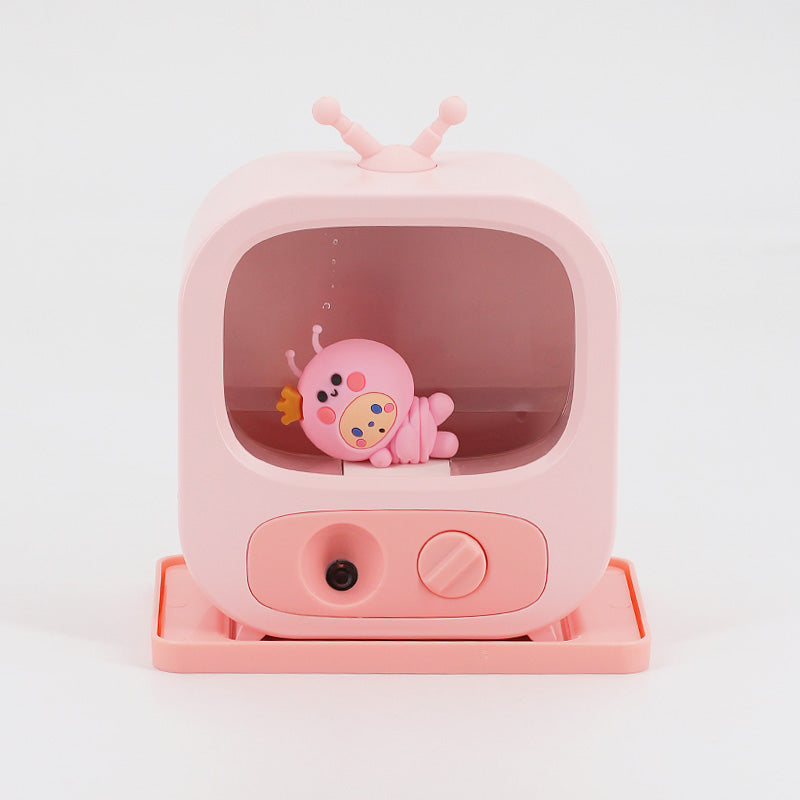 Creative Home Desktop Small TV Shape Humidifier Atmosphère Lumières