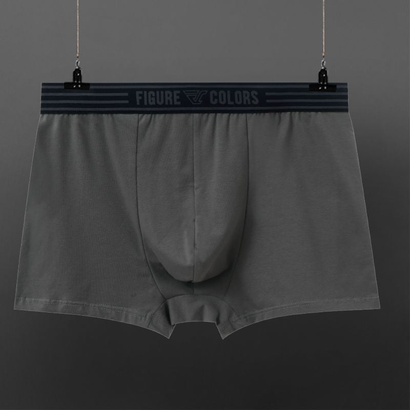 Boxers hommes coton respirant faible taille