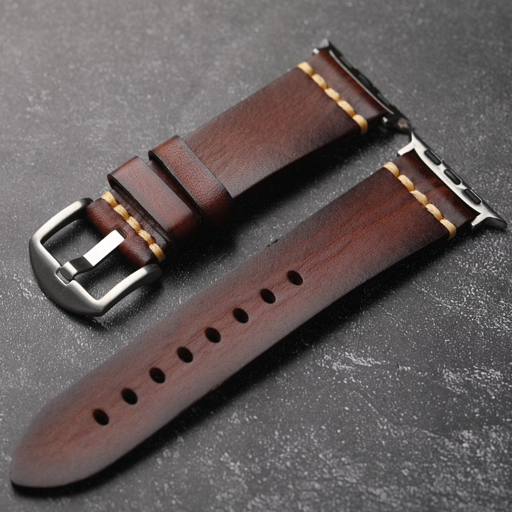 Bracelet en cuir fait à la main Ultra première couche