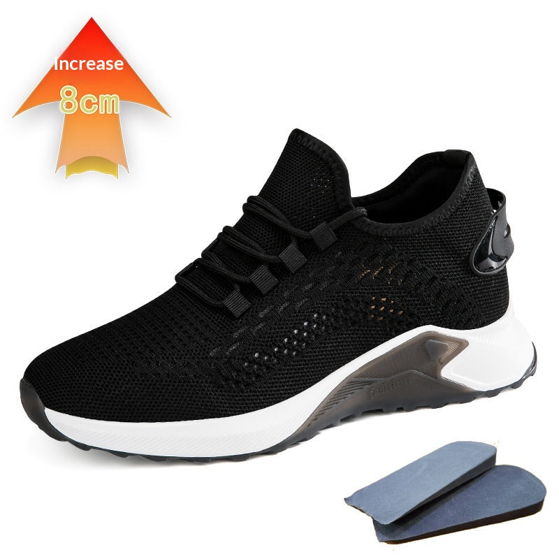 Hommes Invisible augmentation de la hauteur Casual Sports Mesh Chaussures