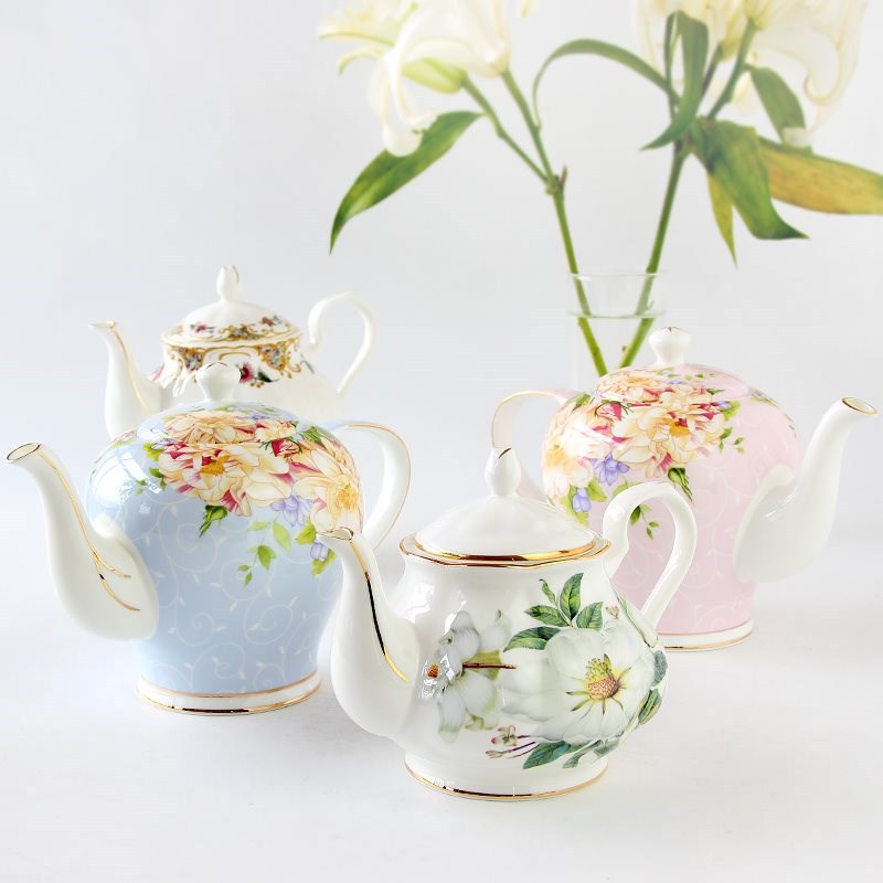 European Tea Set Après-midi Théière de porcelaine Anglais