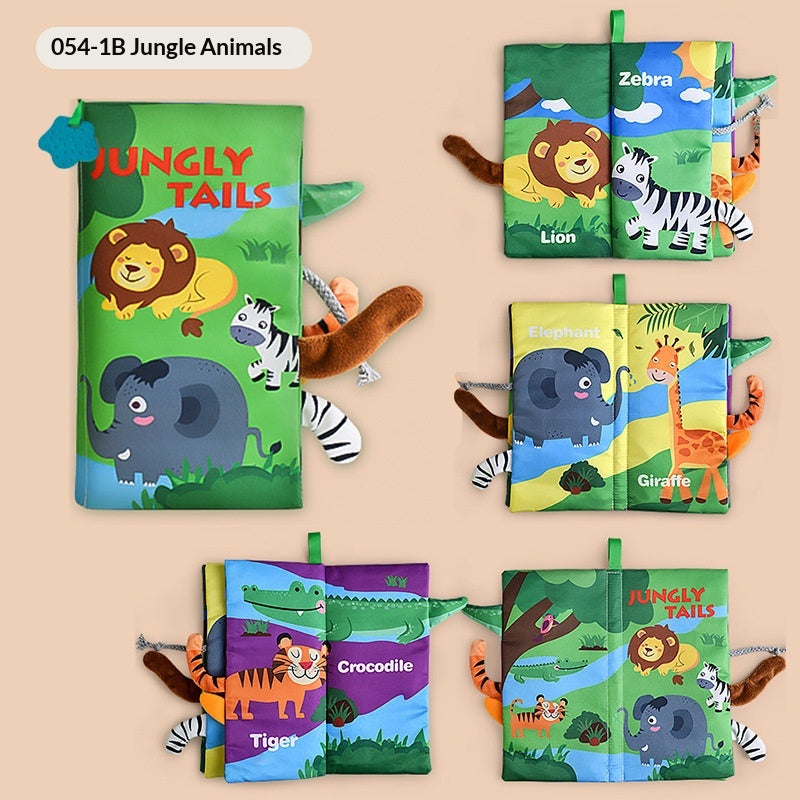 Livre de vêtements résistant à la déchirure avec jouet d'apprentissage précoce