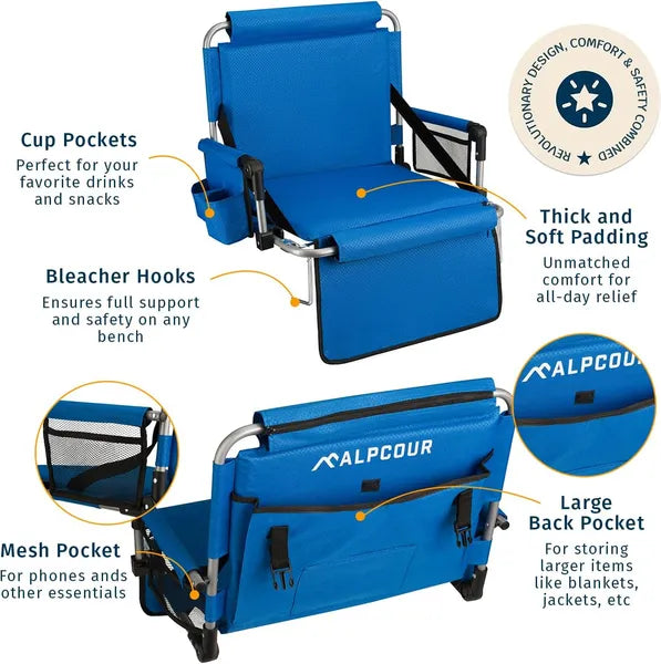 Siège du stade Alpcour - pliable