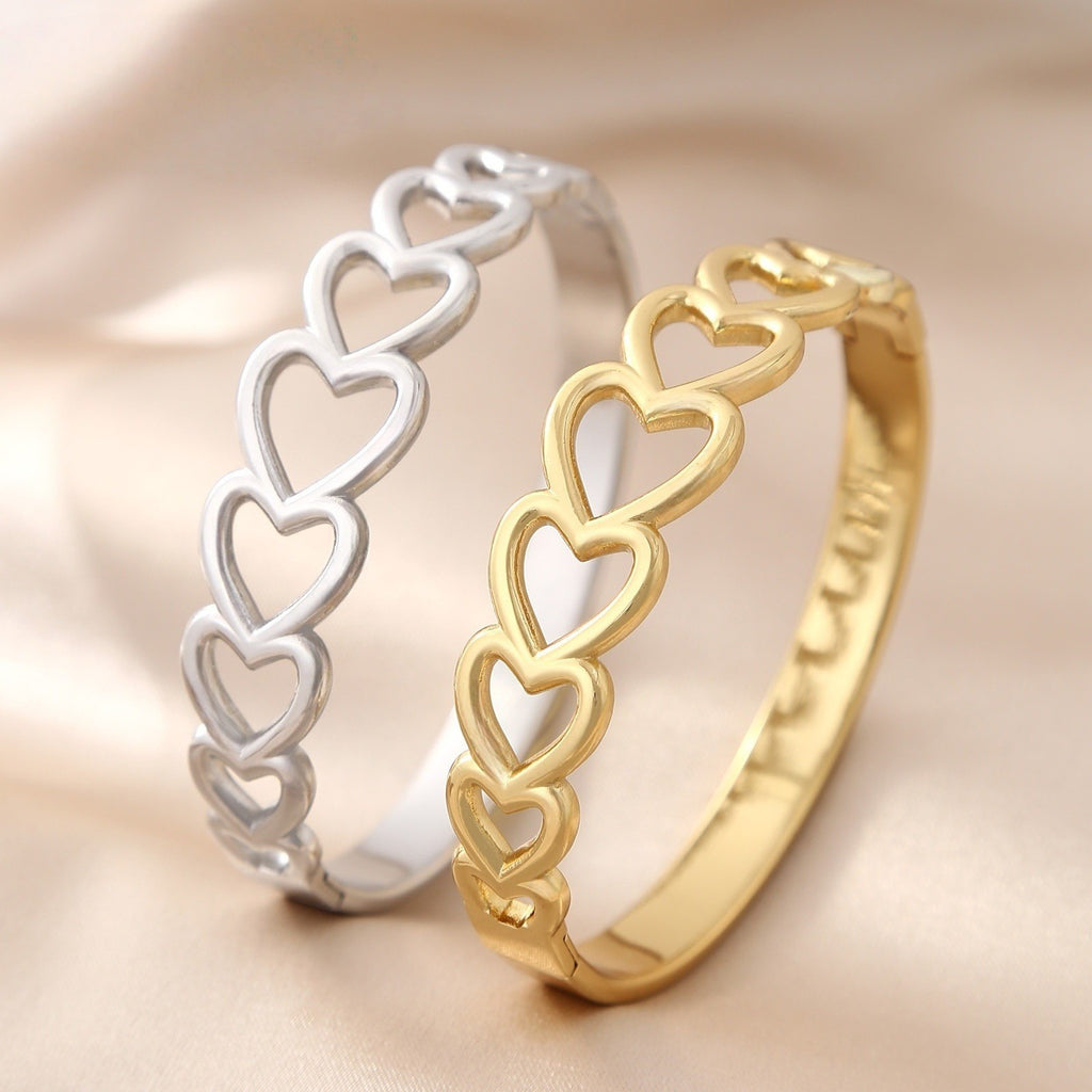 Bracelet femme en acier inoxydable simple et polyvalent