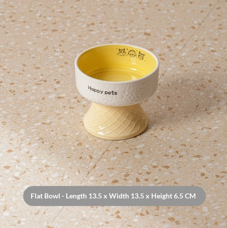 Ceramic Bowl Set Elévated Pet Bowls Food Bowl et Water Bowl pour chiens et chats