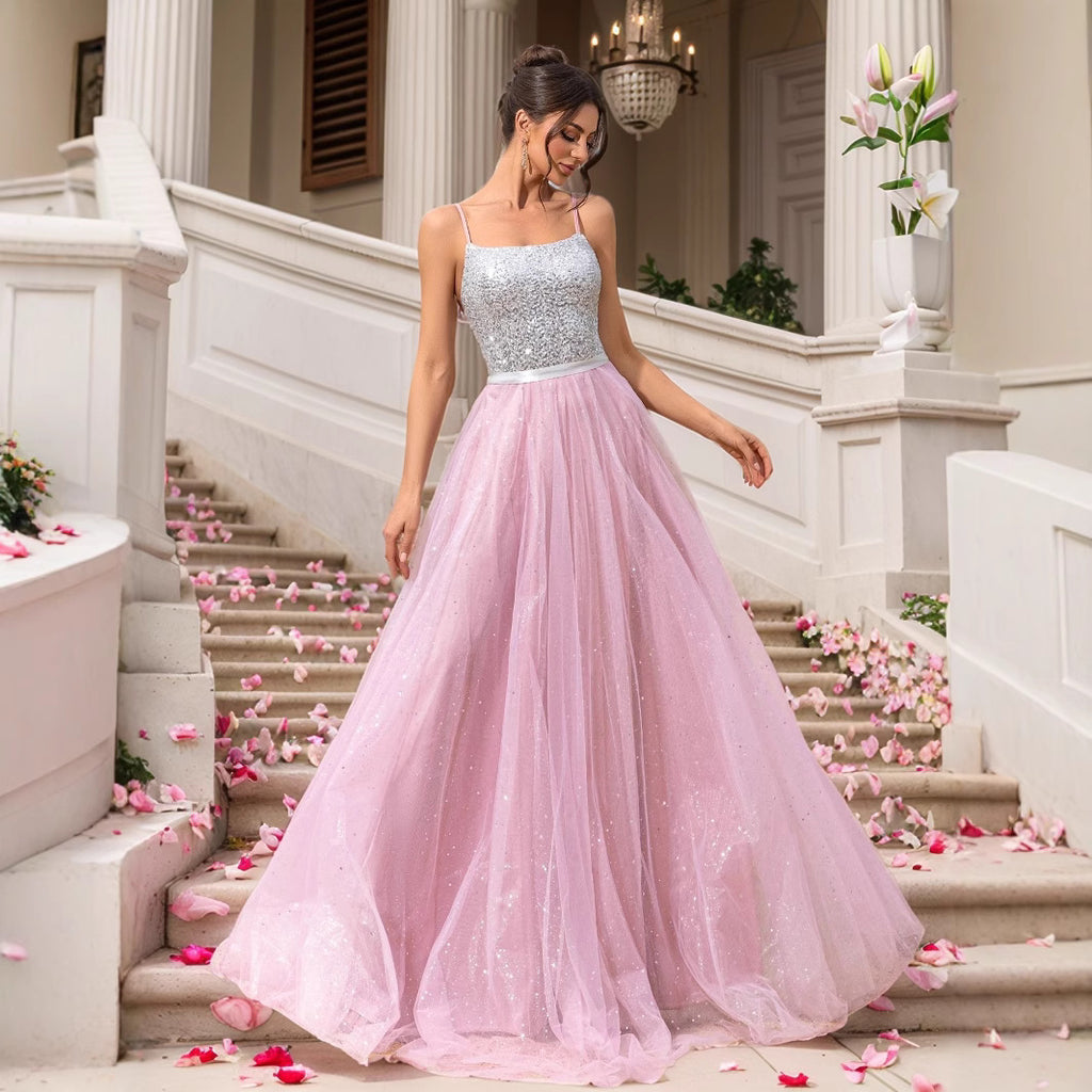 Robe de mariée avec paillettes Robe du soir