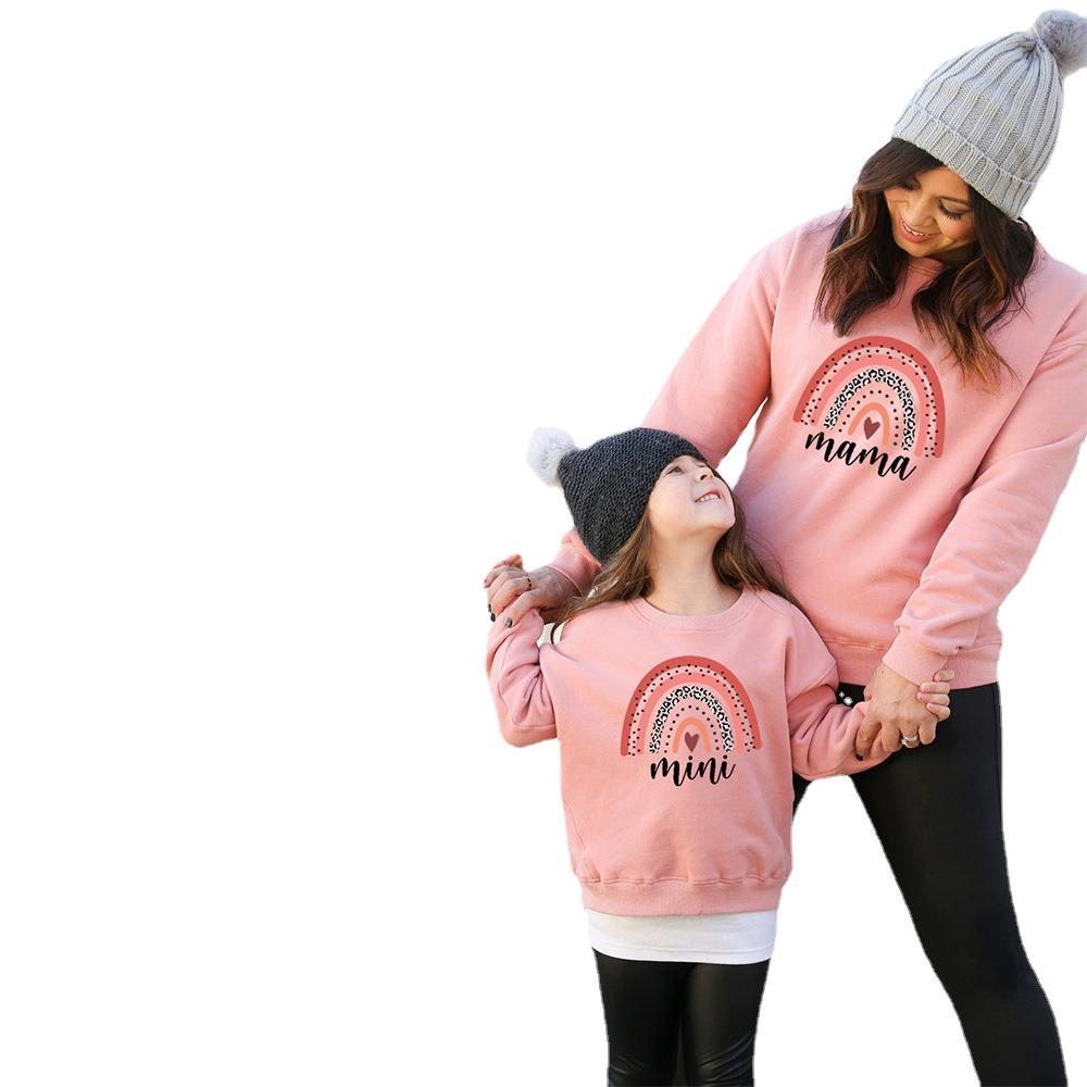 Ebay Automne et hiver Mère-fille Parent-enfant Chandail