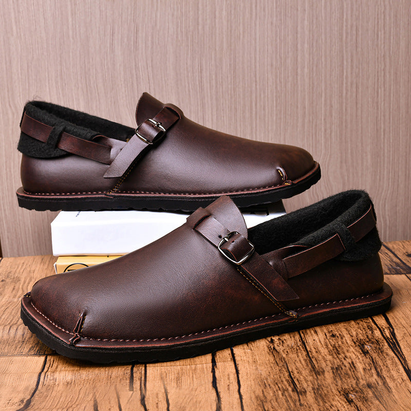 Grande taille Soft-soled Soft-cuir Fashionable Hommes Chaussures en cuir