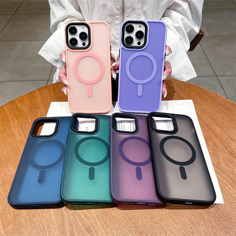 Cas magnétique de téléphone en acrylique gelé