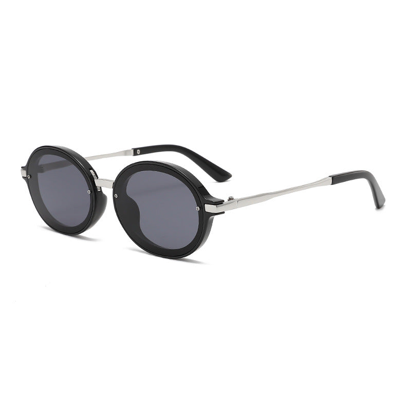 3626 Cadre ovale Lunettes de soleil rondes en métal Pc Commerce électronique Commerce extérieur Amazon Uv400 Mode