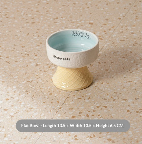 Ceramic Bowl Set Elévated Pet Bowls Food Bowl et Water Bowl pour chiens et chats