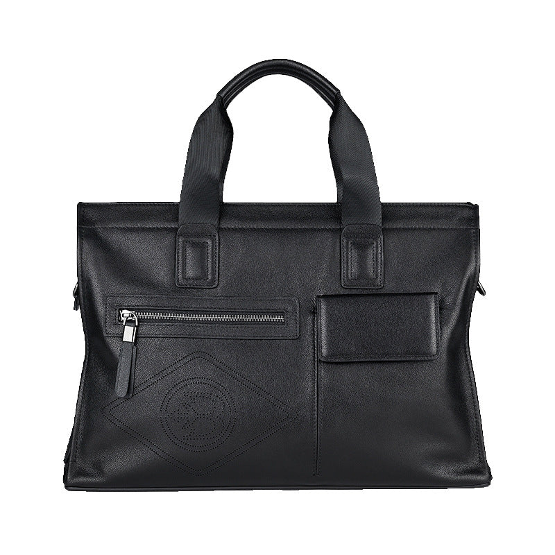 Sac transdermique casual élégant Cowhide Grande capacité