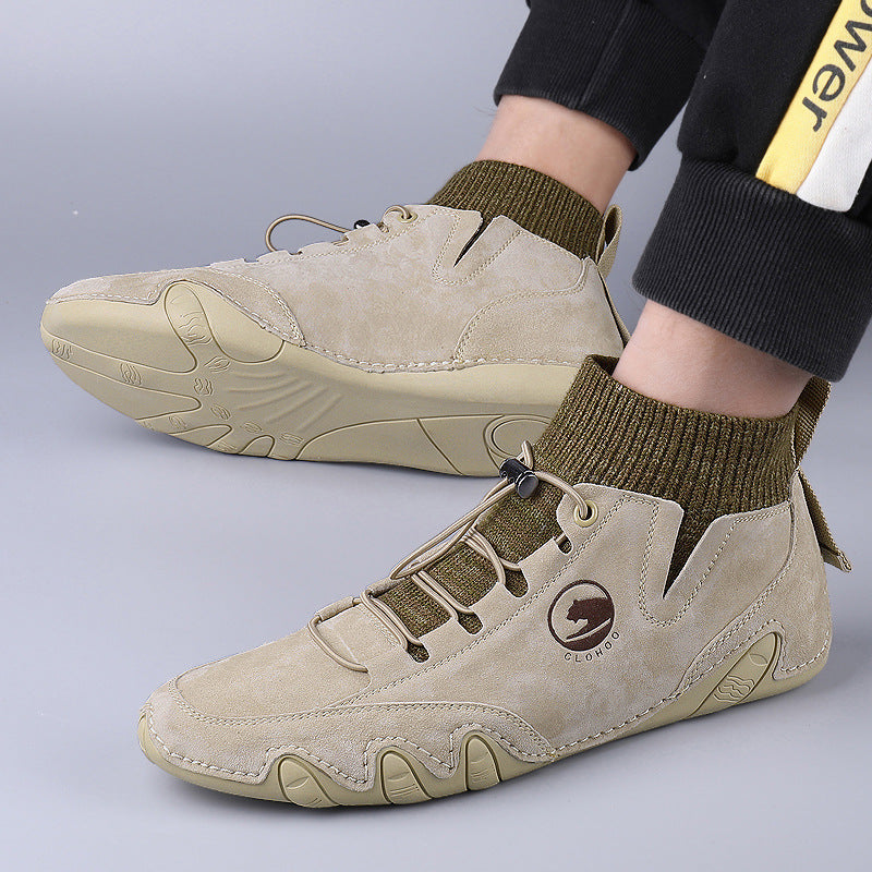 Bottes Homme Octopus High-top Retro Plus Velvet Warm Martin