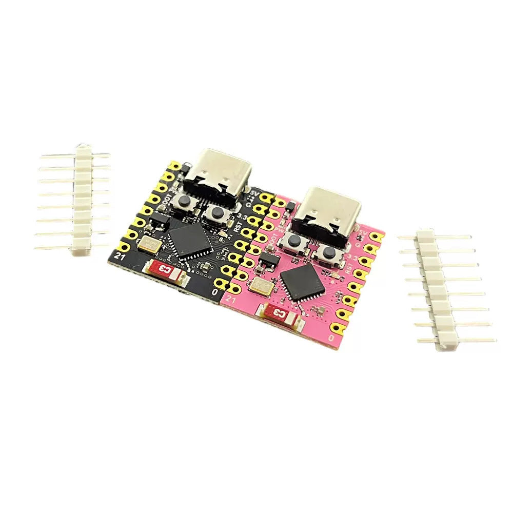 ESP32 SuperMini Conseil de développement noir et rose