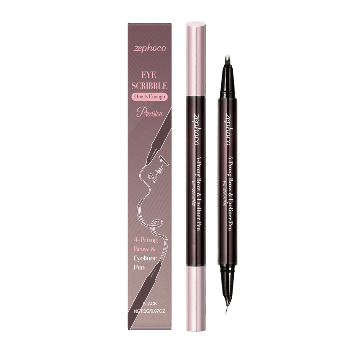 Crayon à sourcils liquides deux en un