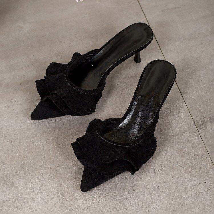 Coq à talons hauts Suede pour femmes