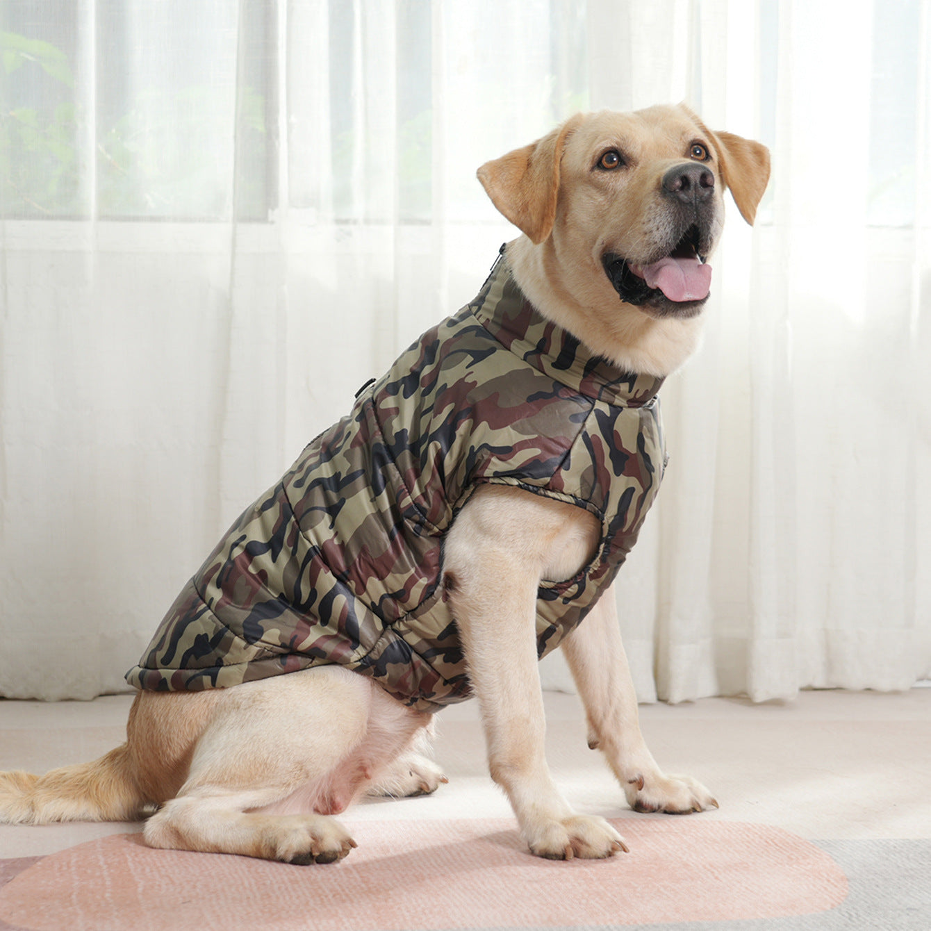 Vêtements pour animaux de compagnie Vêtements de camouflage pour chiens épais d'hiver