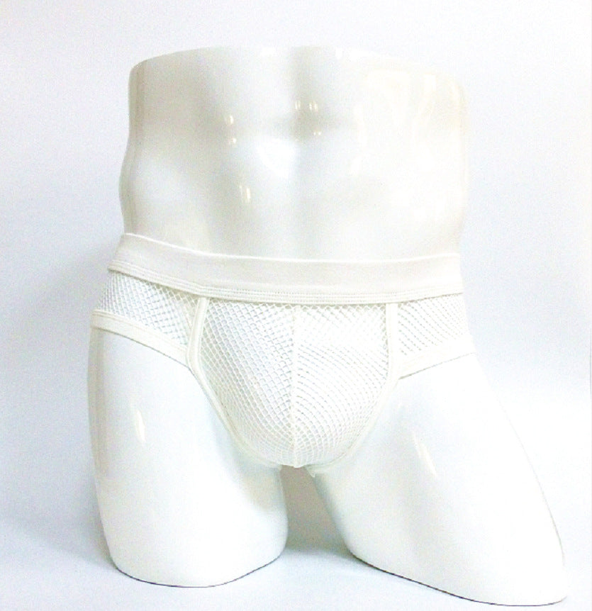 Sous-vêtements homme Transparent Mesh Slips Basse taille Convex Design Sous-vêtements hommes