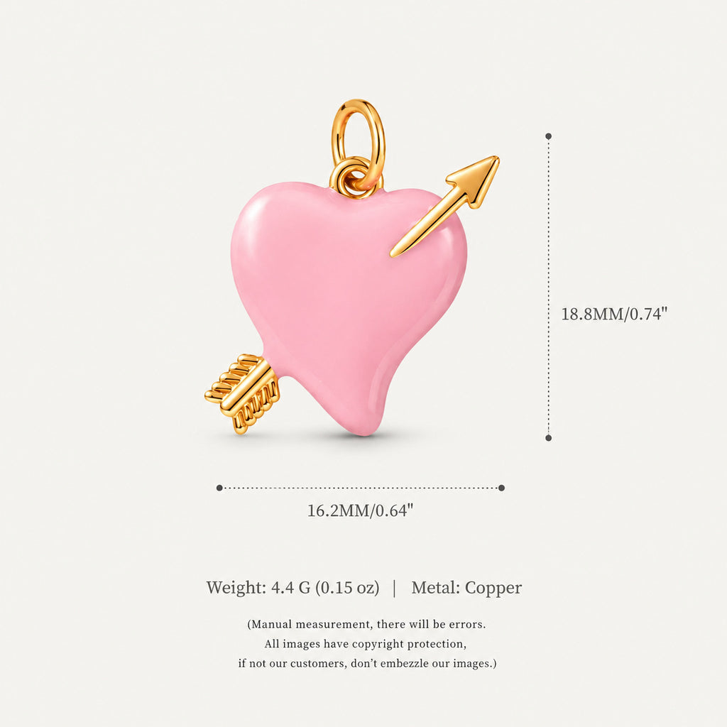 Pendentif coeur aimant Shell et accessoires Boweveryday