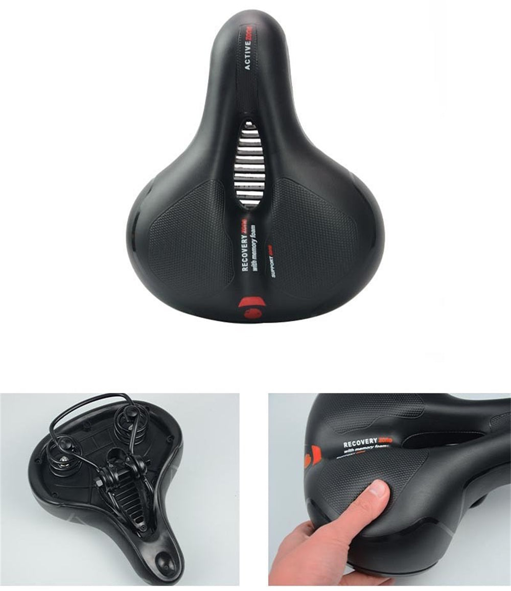 Coussin de vélo épaissi Soft Silicone Saddle Équipement de vélo Accessoires