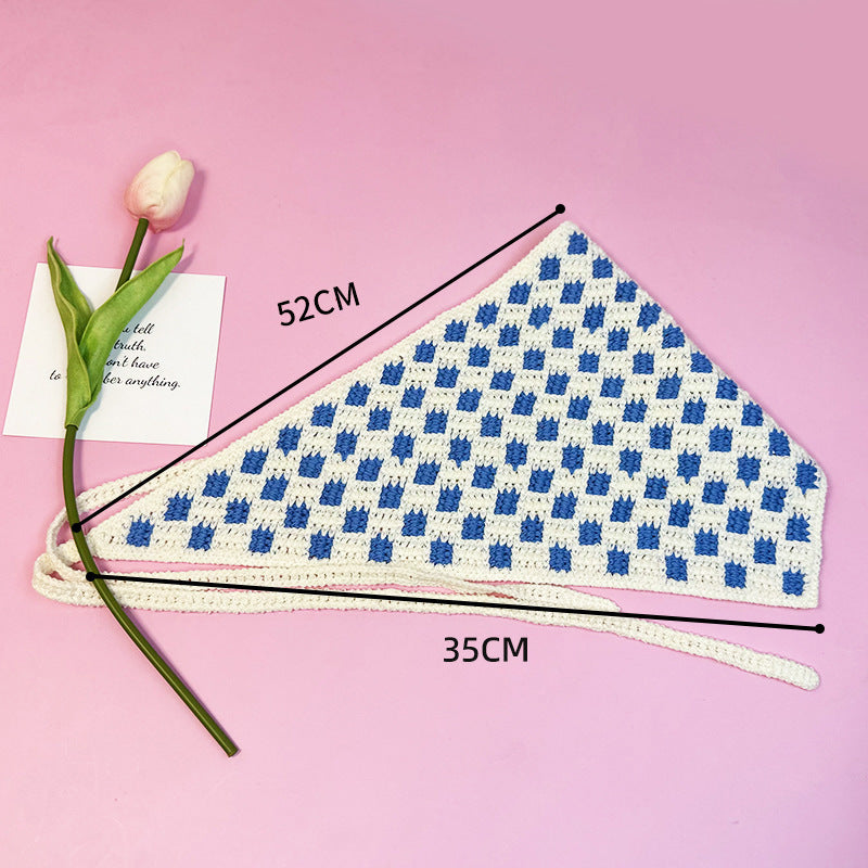 Bande de cheveux tricotés Triangular Binder
