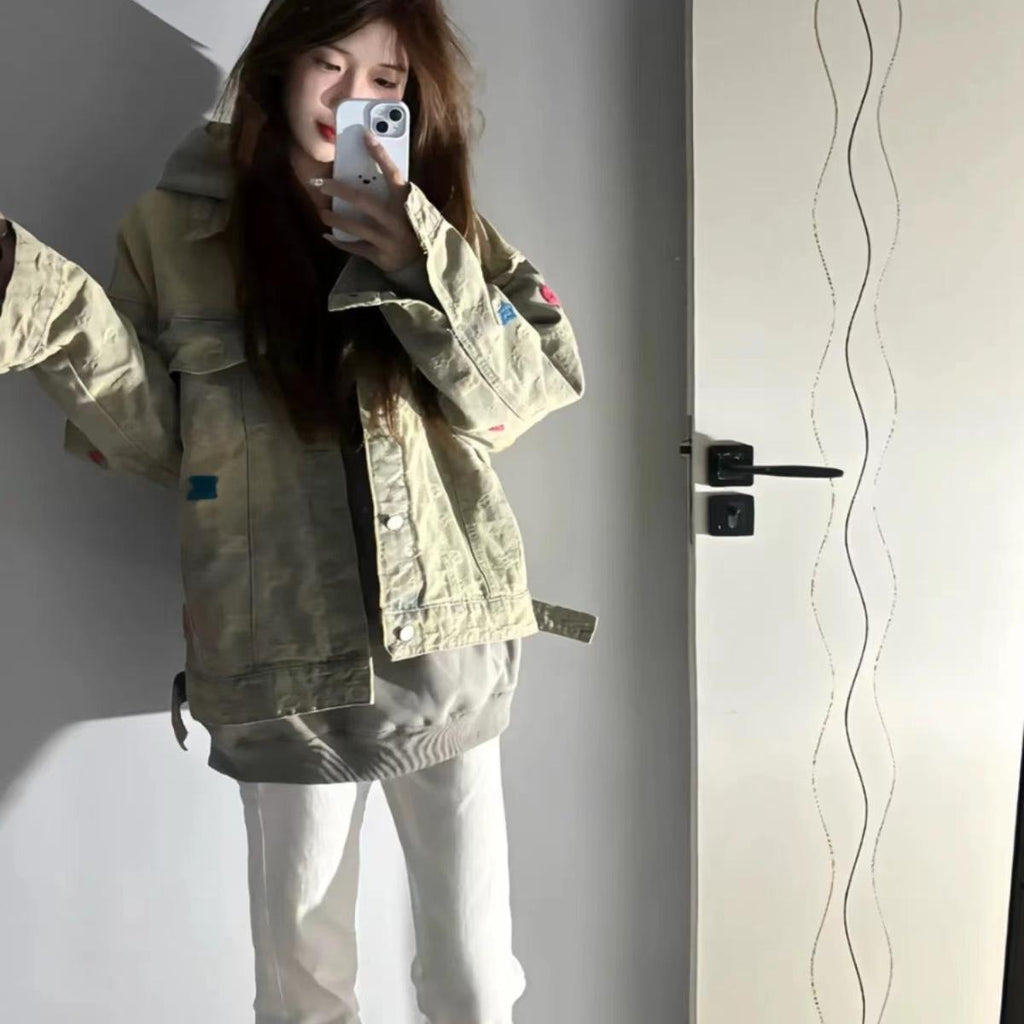 Edgy Et pourtant beau style américain Veste Vintage Top