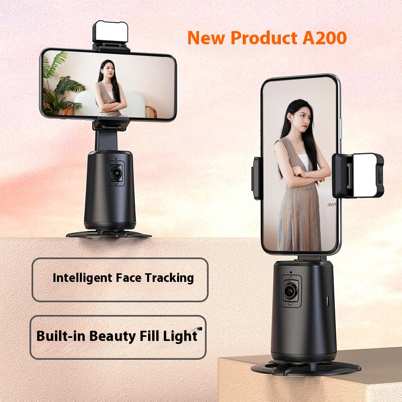 A200 Intelligent Face Tracking Recognition and Camera Head Rotating Desktop Bracket