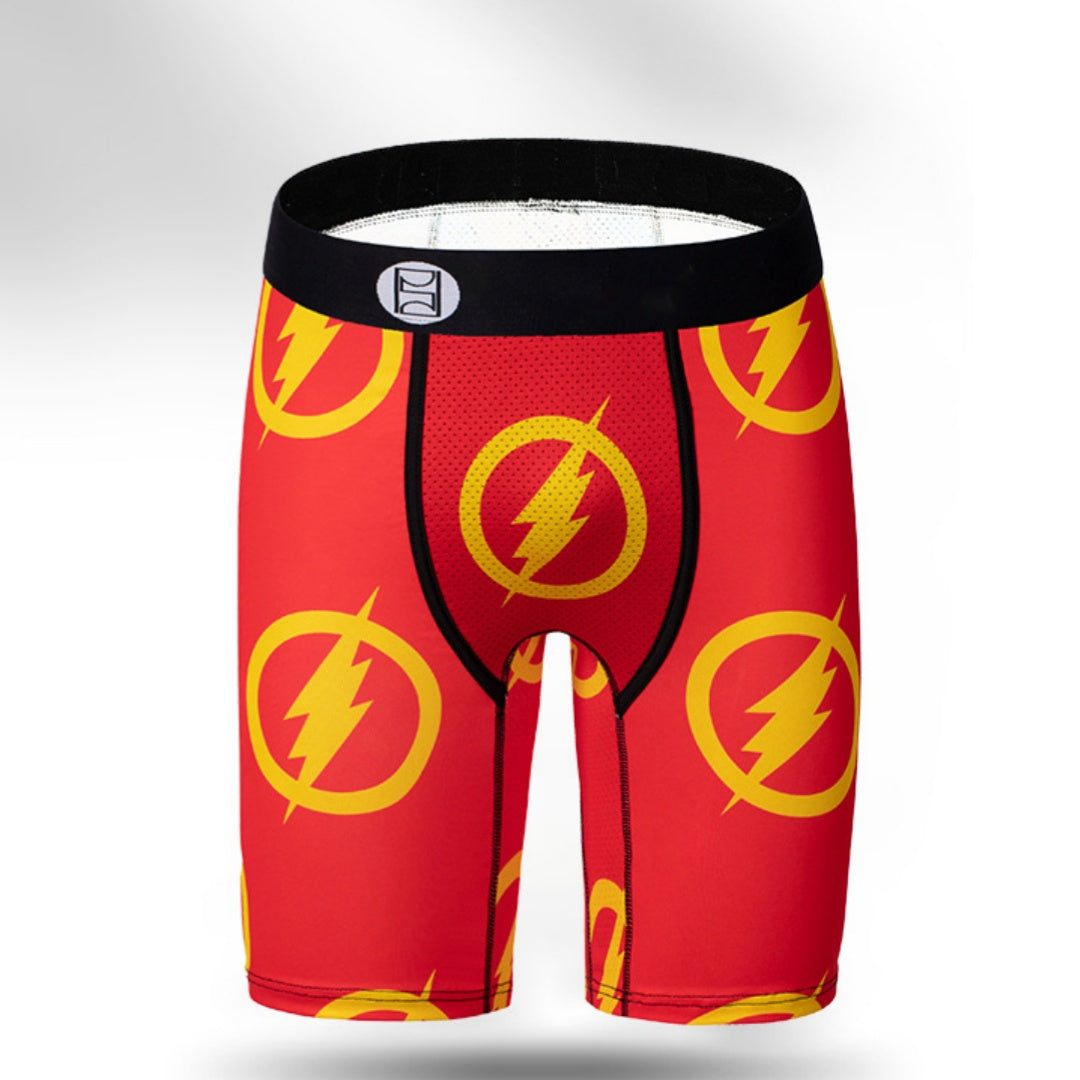 Caricature imprimé garçons Boxers hommes sports sous-vêtements