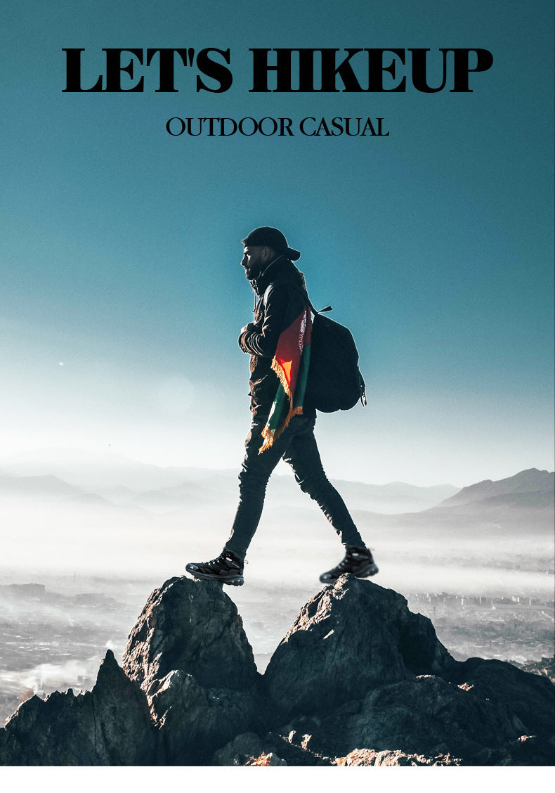 Sports de loisirs de plein air High-top Waterproof Chaussures de randonnée antidérapantes pour hommes