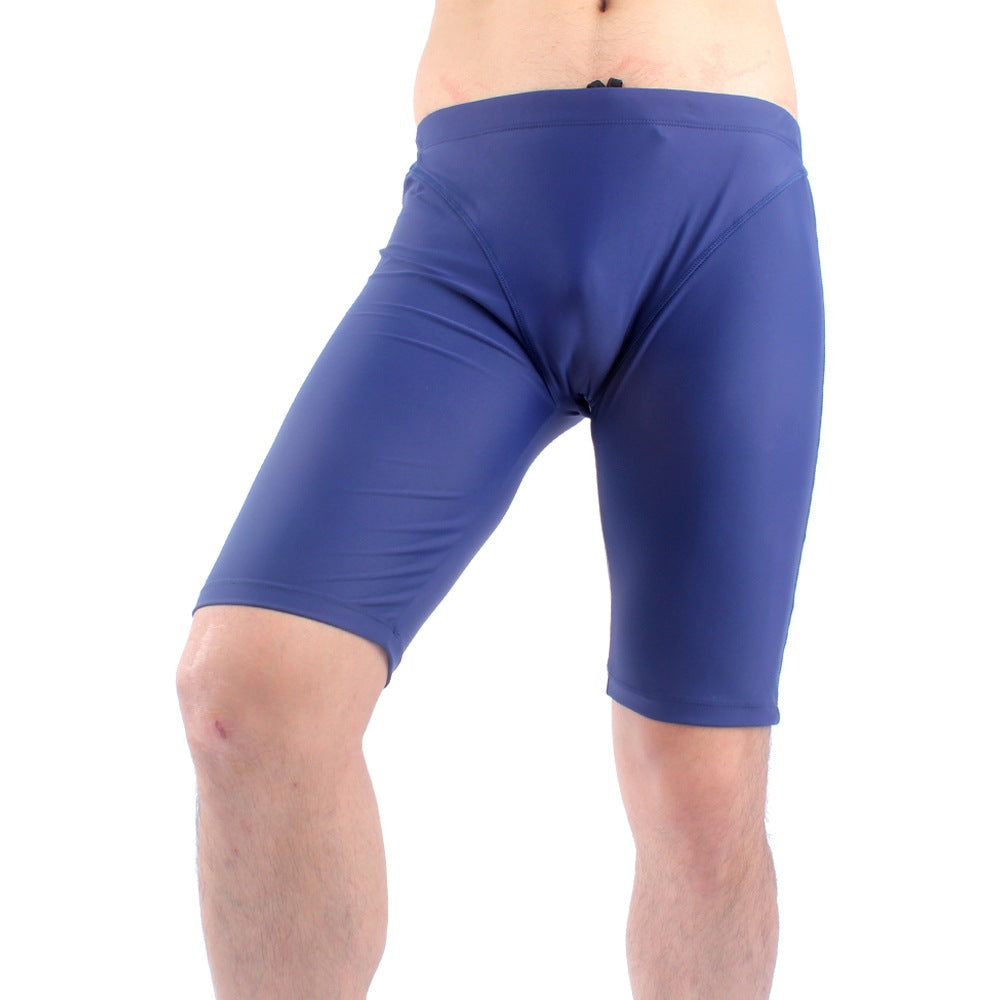 Séchage rapide Confort Natation Trunks Homme Mode Cinq points loin Anti-embarrassment Plu