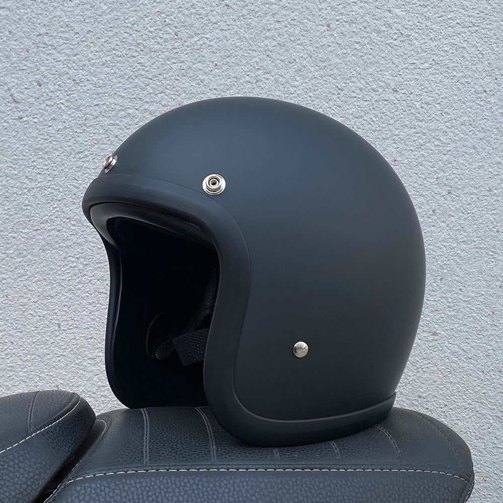 Casque Half Casque Retro Casque de moto FRP