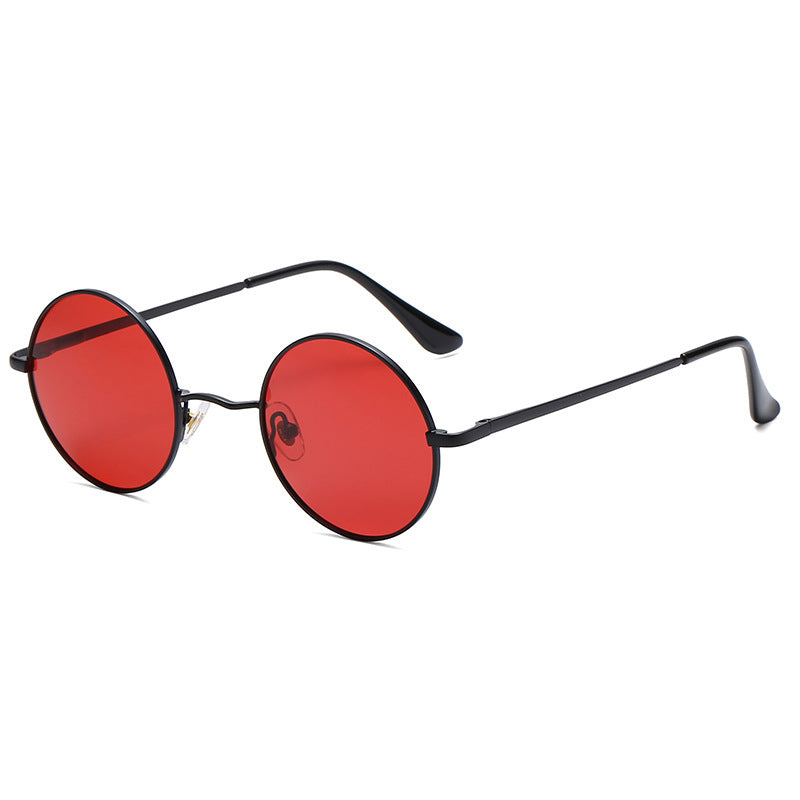 Lunettes de soleil de protection UV Vintage ronde