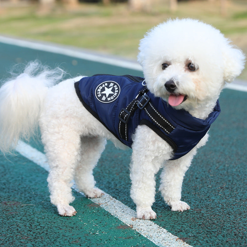 Chien chaud d'animal Enduit de coton avec laine épaisse