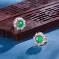 S925 Boucles d'oreilles Sterling Silver Flower Stud