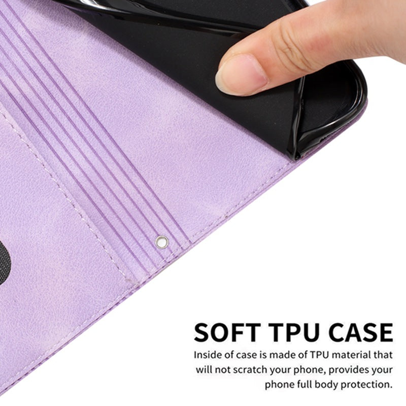 REALME 11 Line Stripe Phone Case A58 Porte-cartes Manche de protection du corps croisé
