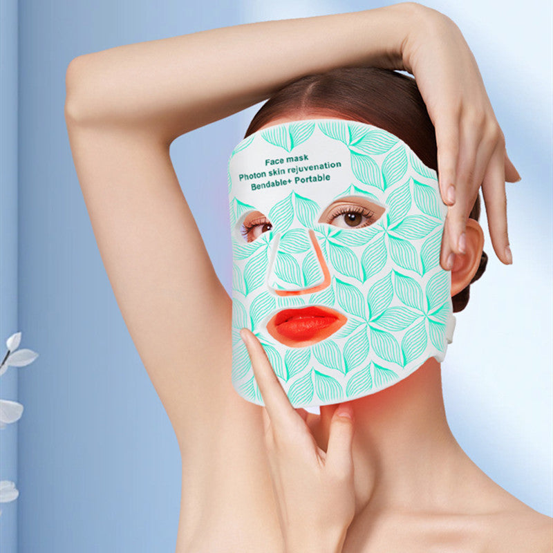Rejuvenation de peau Beauty Apparatus LED Silicone domestique