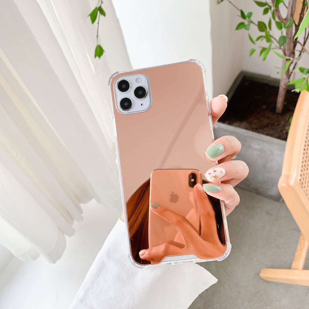Boîtier de téléphone de protection souple tout inclus pour miroir Shell