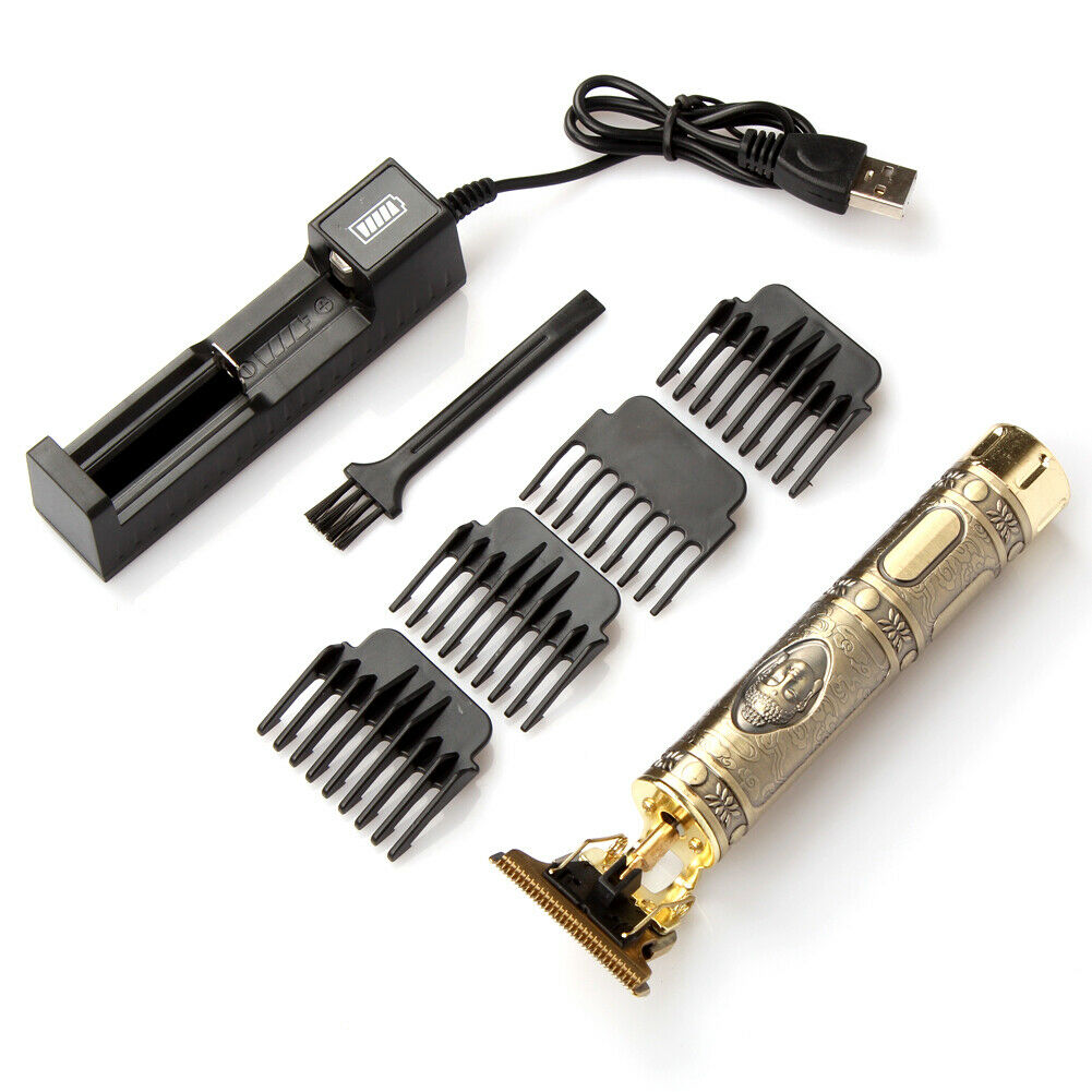 Clippers de cheveux USB électrique Rechargeable Shaver Bard Trimmer professionnel hommes coupe de cheveux