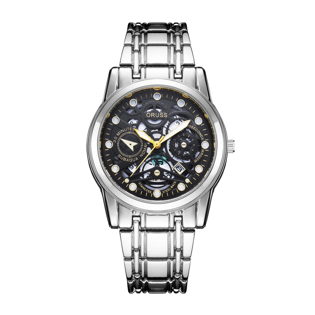 Mouvement automatique de montres Quartz Hollow