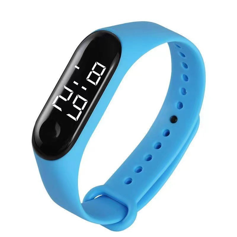 LED Sports Enfants Natation Waterproof Touch Montre électronique