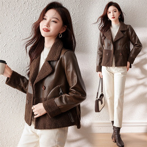 Manteau de fourrure d'hiver perdre plus de taille veste pour les femmes
