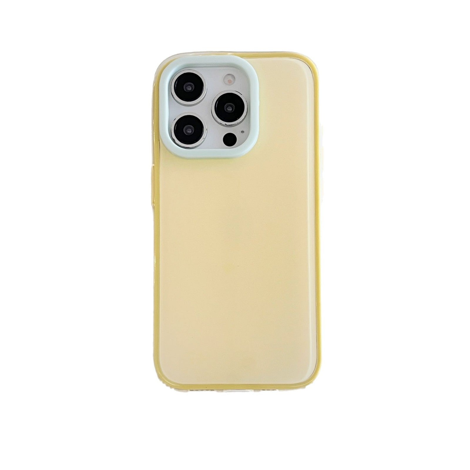 Simple Jelly Solid Color Étui téléphonique tout compris