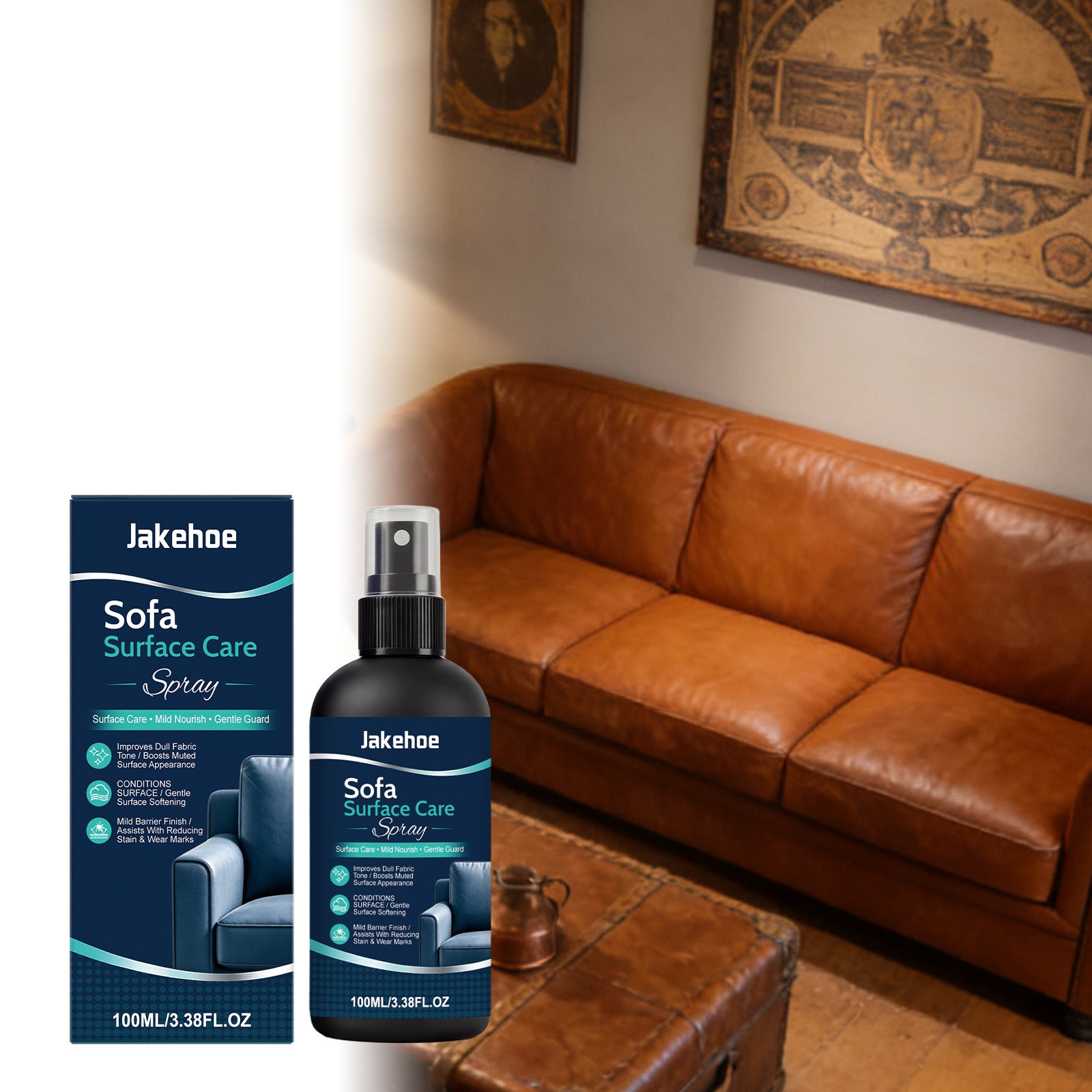 Nettoyeur de savon en cuir