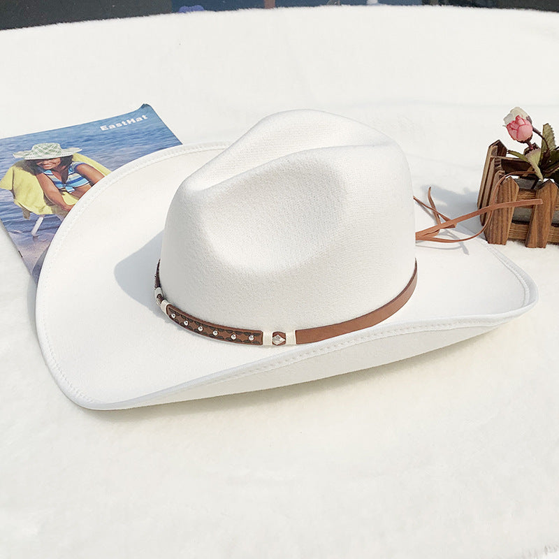 Chapeau de cowboy Woolen pour hommes