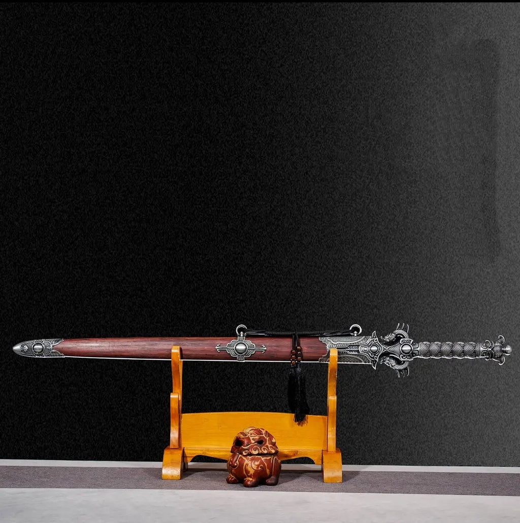 Lilong Sword Une pièce haute en acier au manganèse Arme à froid collectible non affûtée