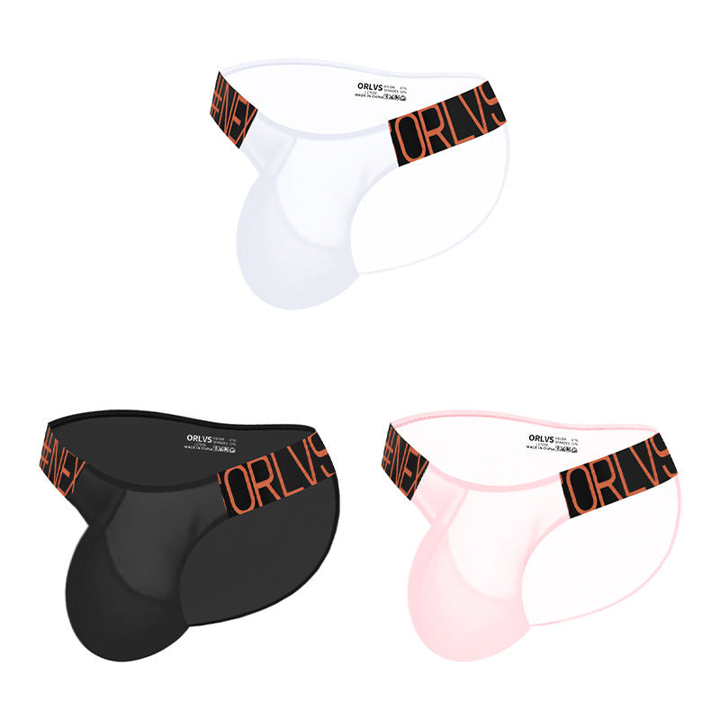 Slips hommes transparents High Fork Sports Low Waist Panty